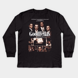 Vintage GoodFellas Movie Kids Long Sleeve T-Shirt